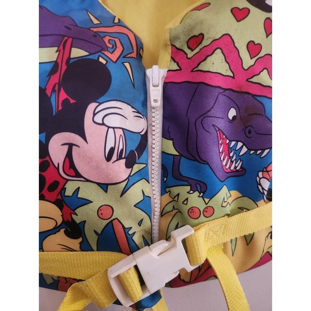 Vintage‎ Mickey Mouse Walt Disney Infant Life Jacket 50 Lbs Made In USA